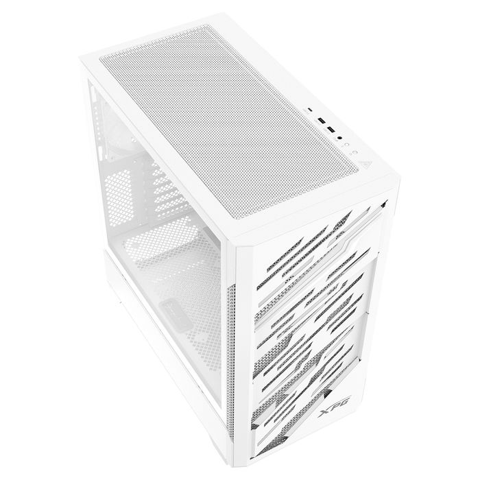 ADATA Starker Air BTF E ATX Midi Tower Blanca 4x120mm ARGB USB C - Torre Media para PC Gaming con Ventana y Panel de Vidrio Templado