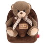 PERLETTI Mochila con peluche Oso Tommy 26x21x8cm
