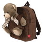 PERLETTI Mochila con peluche Oso Tommy 26x21x8cm
