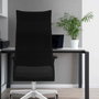 PIQUERAS Y CRESPO Sillón Albacete con Mecanismo Sincro, Negro y Blanco