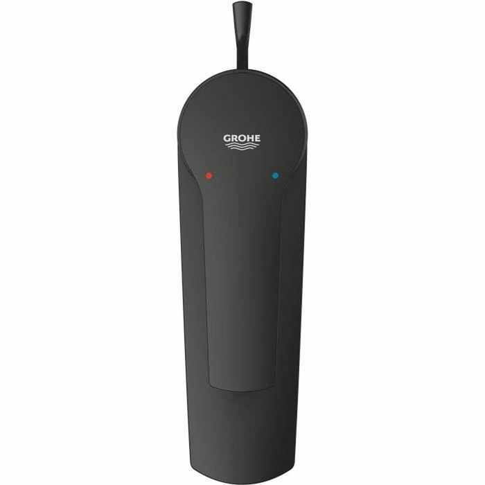 Grohe Mezclador monomando de lavabo Start Negro mate Talla S con desagüe