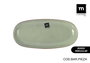 La Mediterranea Fuente Oval Macarella Green 25 cm x 12 cm x 2.2 cm (24 Unidades)