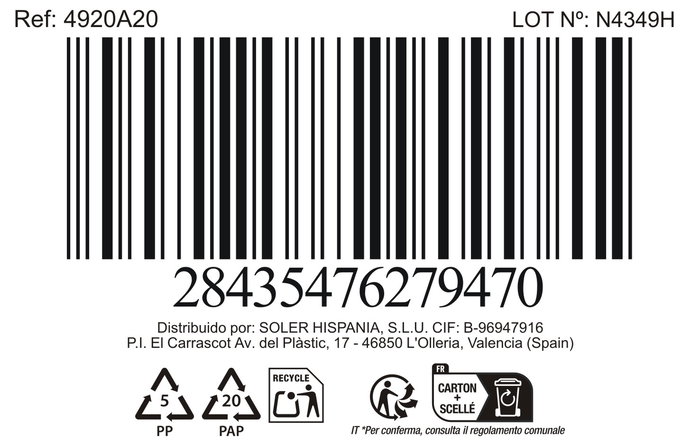 La Mediterranea Fuente Oval Macarella Green 25 cm x 12 cm x 2.2 cm (24 Unidades)