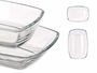 Pasabahce Set 2 Platos Tokio 12 cm y 18 cm Vidrio Transparente (Set de 6)