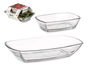 Pasabahce Set 2 Platos Tokio 12 cm y 18 cm Vidrio Transparente (Set de 6)