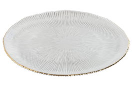 DKD Home Decor Plato de Cristal Transparente 20x20 cm