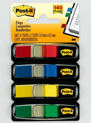 Post-It Banderitas Index 683-4 Colores Surtidos (Pack de 140 unidades) Post-It Banderitas Index 683-4 Colores Surtidos (Pack de 140 unidades)