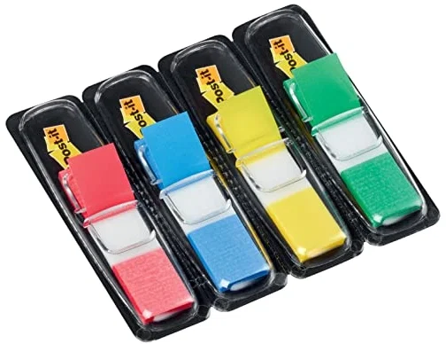 Post-It Banderitas Index 683-4 Colores Surtidos (Pack de 140 unidades)