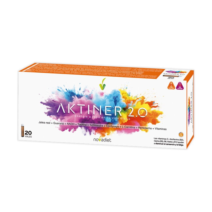 Nova Diet Aktiner Plus 20 ampollas Complemento para agotamiento físico e intelectual