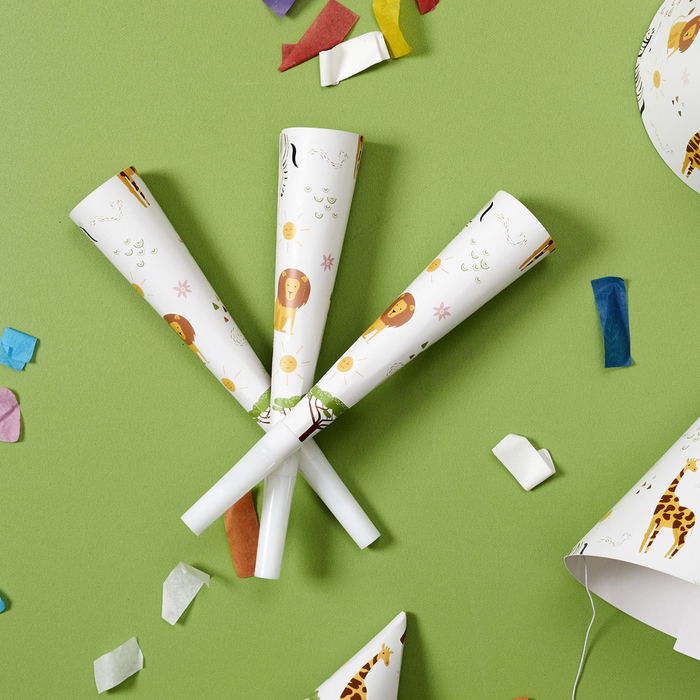 Party Time Juego de 6 Trompetas Fiesta Diseño Sabana