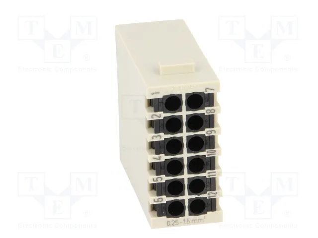 HARTING Módulo conector macho Han-Modular® de 12 pines