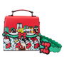 Loungefly Bolso Bandolera Christmas Hello Kitty Sanrio 25x21,25x8,75cm Piel Vegana Correa Desmontable
