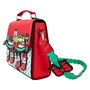 Loungefly Bolso Bandolera Christmas Hello Kitty Sanrio 25x21,25x8,75cm Piel Vegana Correa Desmontable