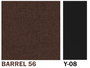 DKD Home Decor Silla Apilable de Poliéster y Hierro Marrón Oscuro