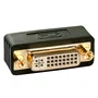 Lindy 41098 Adaptador de DVI-I Macho a DVI-D Hembra, Contactos Chapados en Oro, Negro