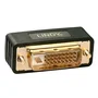 Lindy 41098 Adaptador de DVI-I Macho a DVI-D Hembra, Contactos Chapados en Oro, Negro