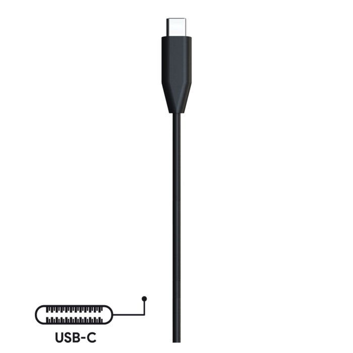 LC-Power LC-NB-GAN-65-C Cargador USB-C 65W GaN Negro