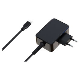 LC-Power LC-NB-GAN-65-C Cargador USB-C 65W GaN Negro