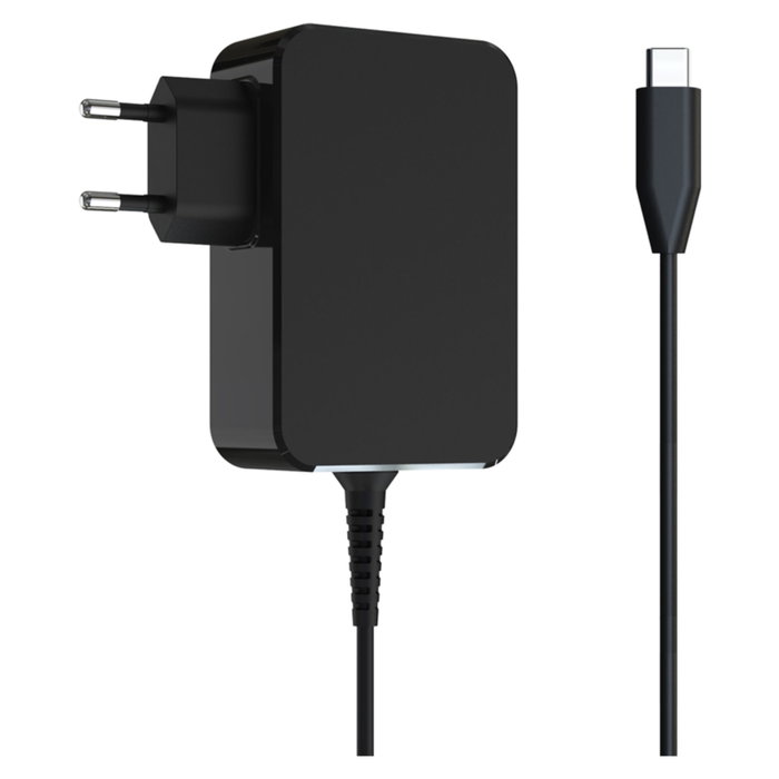 LC-Power LC-NB-GAN-65-C Cargador USB-C 65W GaN Negro