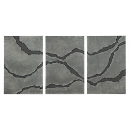 Tríptico Relieve Lienzo Decoración 240 X 120 cm