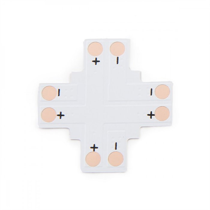Conector para Soldar + para Tira LED 8mm Conector para Soldar + para Tira LED 8mm