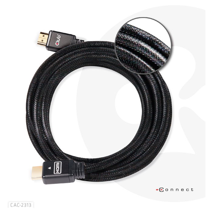 Club 3D Cable HDMI (Cable A a A) 2.0 RedMere, 10 m, 4K 60Hz, UHD, para TV, Monitor, PC, Retail