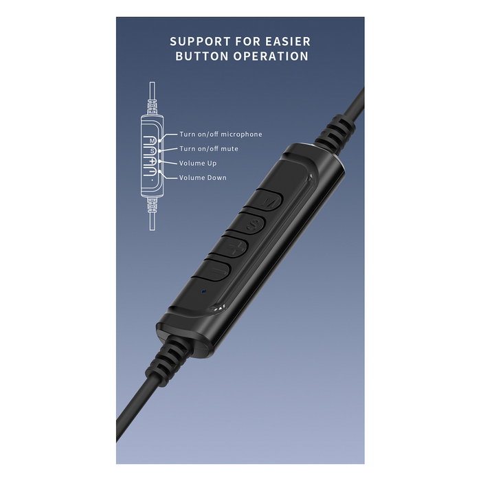 Equip Auriculares Gaming con Micrófono 245301, Diadema Estéreo Alámbrico USB-A Negro, 2 m Cable, 20-20000 Hz, 32 Ohm