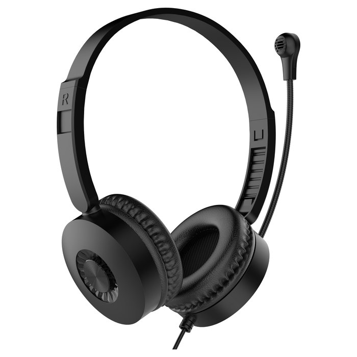 Equip 245301 Auriculares USB con Micrófono Negro Equip 245301 Auriculares USB con Micrófono Negro
