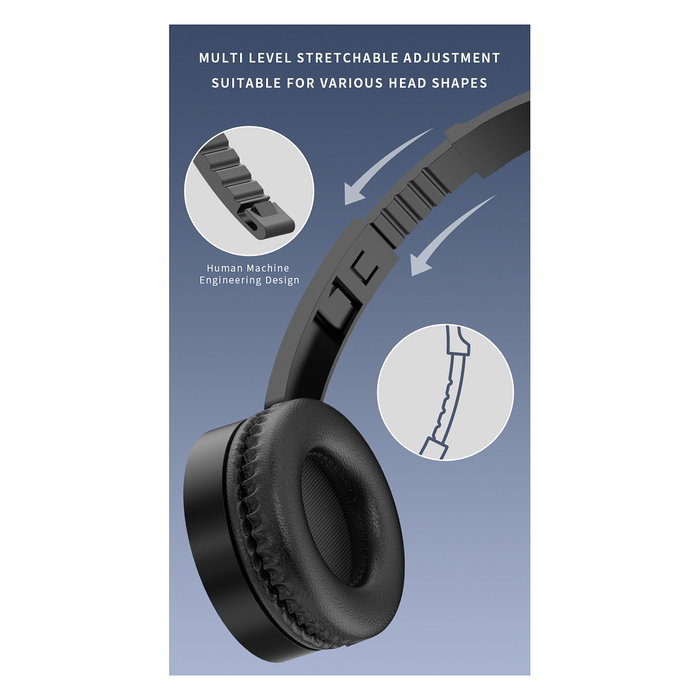 Equip Auriculares Gaming con Micrófono 245301, Diadema Estéreo Alámbrico USB-A Negro, 2 m Cable, 20-20000 Hz, 32 Ohm