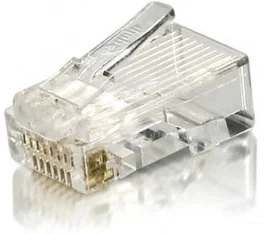 Equip Kit de 100 conectores RJ-45 Cat6 Transparentes 121143