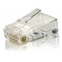 Equip Kit 100 conectores RJ45 Cat6 para cable redondo 121143