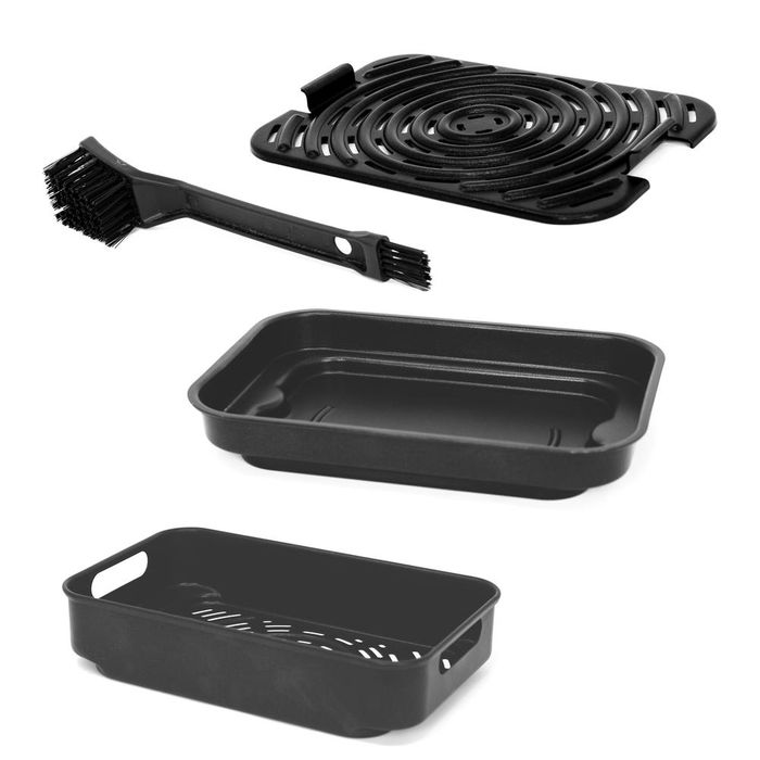 Jocca Freidora de Aire Digital Multifuncional con Parrilla Grill, 7 Litros, 8 Programas, Pantalla LED Táctil, 1700W Jocca Freidora de Aire Digital Multifuncional con Parrilla Grill, 7 Litros, 8 Programas, Pantalla LED Táctil, 1700W