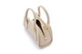 Lucky Bees Bolso de Mano Crema 100% Cuero de Polivinilo Elegante y Sofisticado
