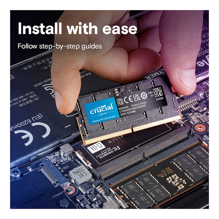 Crucial CT2K64G56C46S5 Kit Memoria RAM 128GB DDR5 5600MHz CL46 SO-DIMM (2x64GB) para Portátil