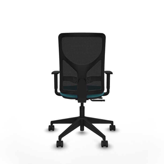 PIQUERAS Y CRESPO Silla de oficina Motilla Sincro/Traslack Turquesa/Negro