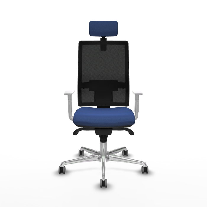 PIQUERAS Y CRESPO Silla de oficina Horna con mecanismo Sincro, Azul marino y Negro PIQUERAS Y CRESPO Silla de oficina Horna con mecanismo Sincro, Azul marino y Negro