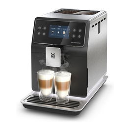 WMF Máquina de Café Automática Perfection 840L, Café en Grano y Molido, Molino Integrado, Espumador de Leche, 15 Programas, Negro/Acero Inoxidable