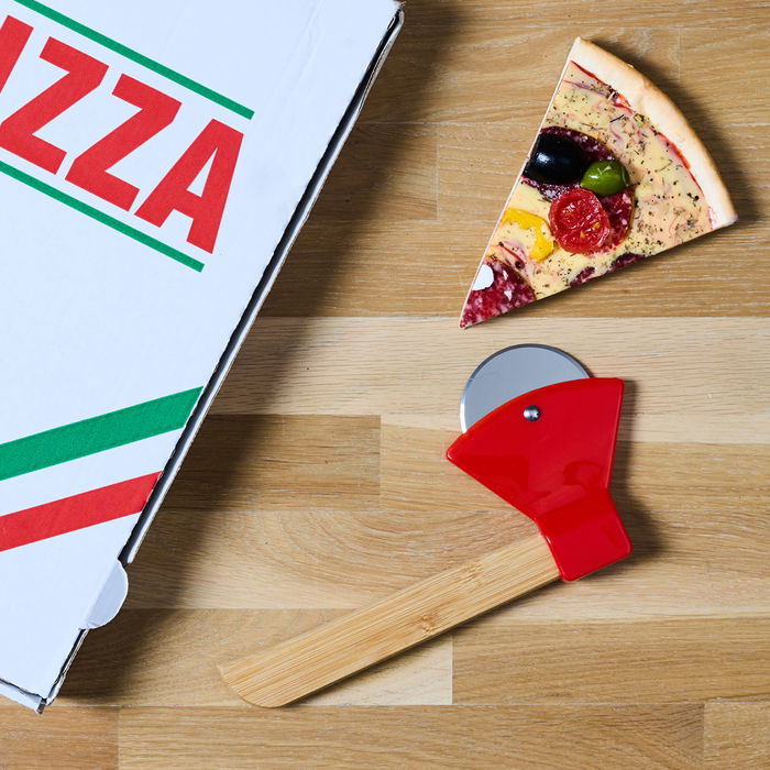 Cook Concept Cortador Pizza Forma Hacha Ludique Maderas Varias
