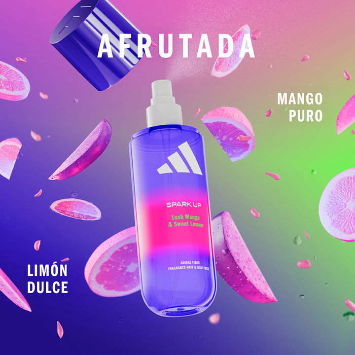 Adidas VIBES WOMAN SPARK UP Bruma para Cabello y Cuerpo 236 ml