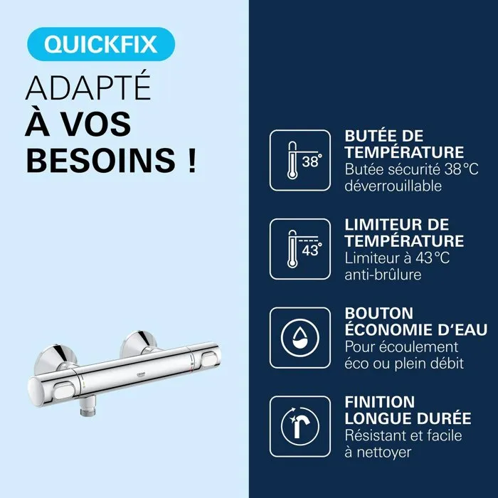 Grohe Mezclador Termostático de Ducha GROHE