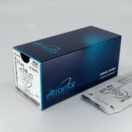 Atramat Pdx Sutura Quirúrgica 3-0 Aguja Triangular 1/2 26 mm Hilo 90 cm Violeta 12 Unidades