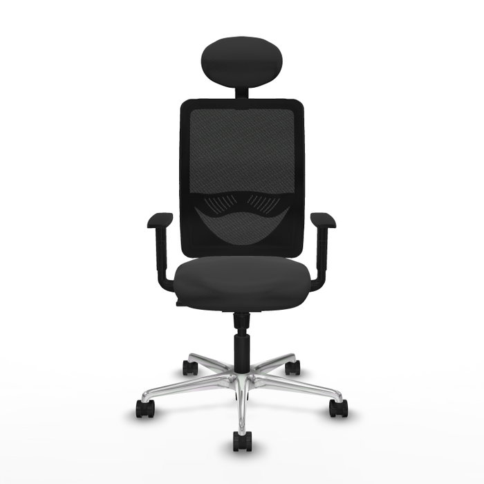 PIQUERAS Y CRESPO Silla de oficina Zulema con mecanismo Sincro, Gris oscuro y Negro PIQUERAS Y CRESPO Silla de oficina Zulema con mecanismo Sincro, Gris oscuro y Negro