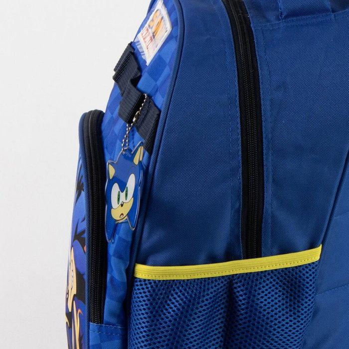 Cerdá Mochila Escolar Sonic the Hedgehog 42 cm Azul