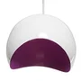 Lámpara Colgante Brooke Blanca SKD-P039-W Metal y PVC
