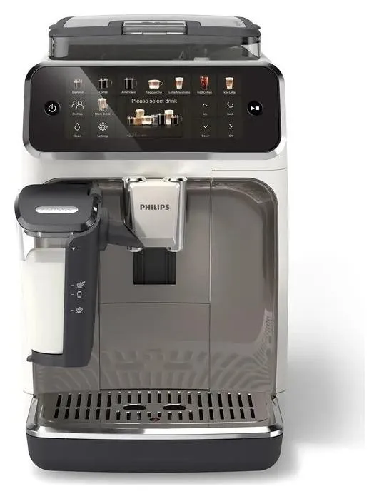 Philips 5500 LatteGo EP5545/70 Máquina de café espresso automática, 15 bares, 1500W, blanca