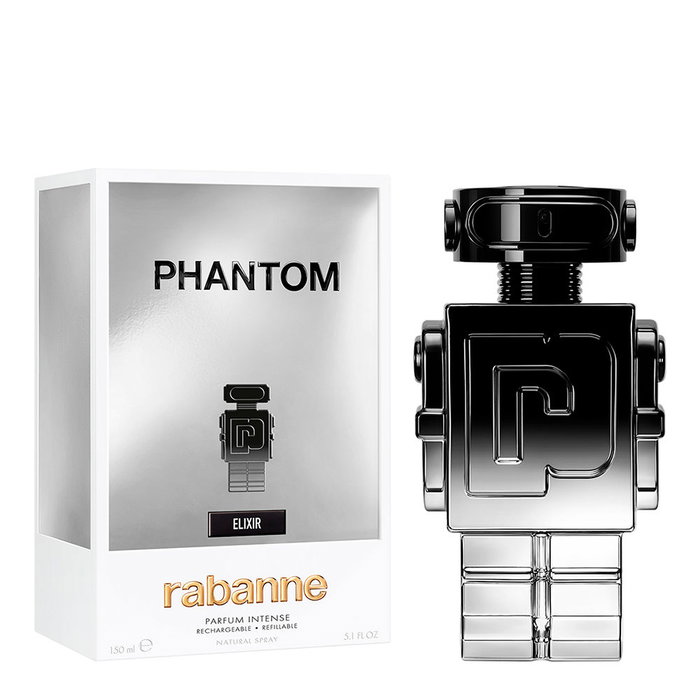 Rabanne PHANTOM ELIXIR PARFUM Eau de Parfum Intense, Perfume Vapo Recargable para Hombre, 150 ml