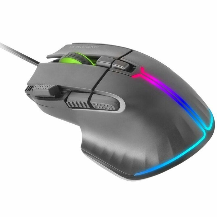 Mars Gaming MM-XT Ratón Gaming 12800 DPI Negro