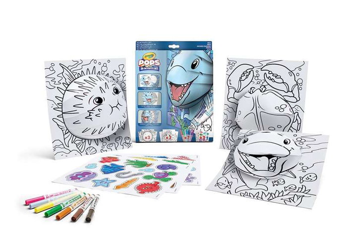 Crayola Actividades 3D Color Pops Sea
