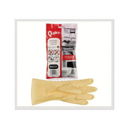 Qalita GU033 Guantes Satinado Beige Talla M Paquete de 12 Pares