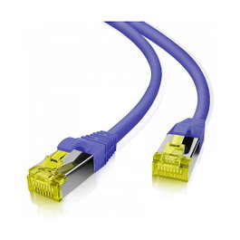 Helos Patchkabel Cat.6a RJ-45 10m Púrpura